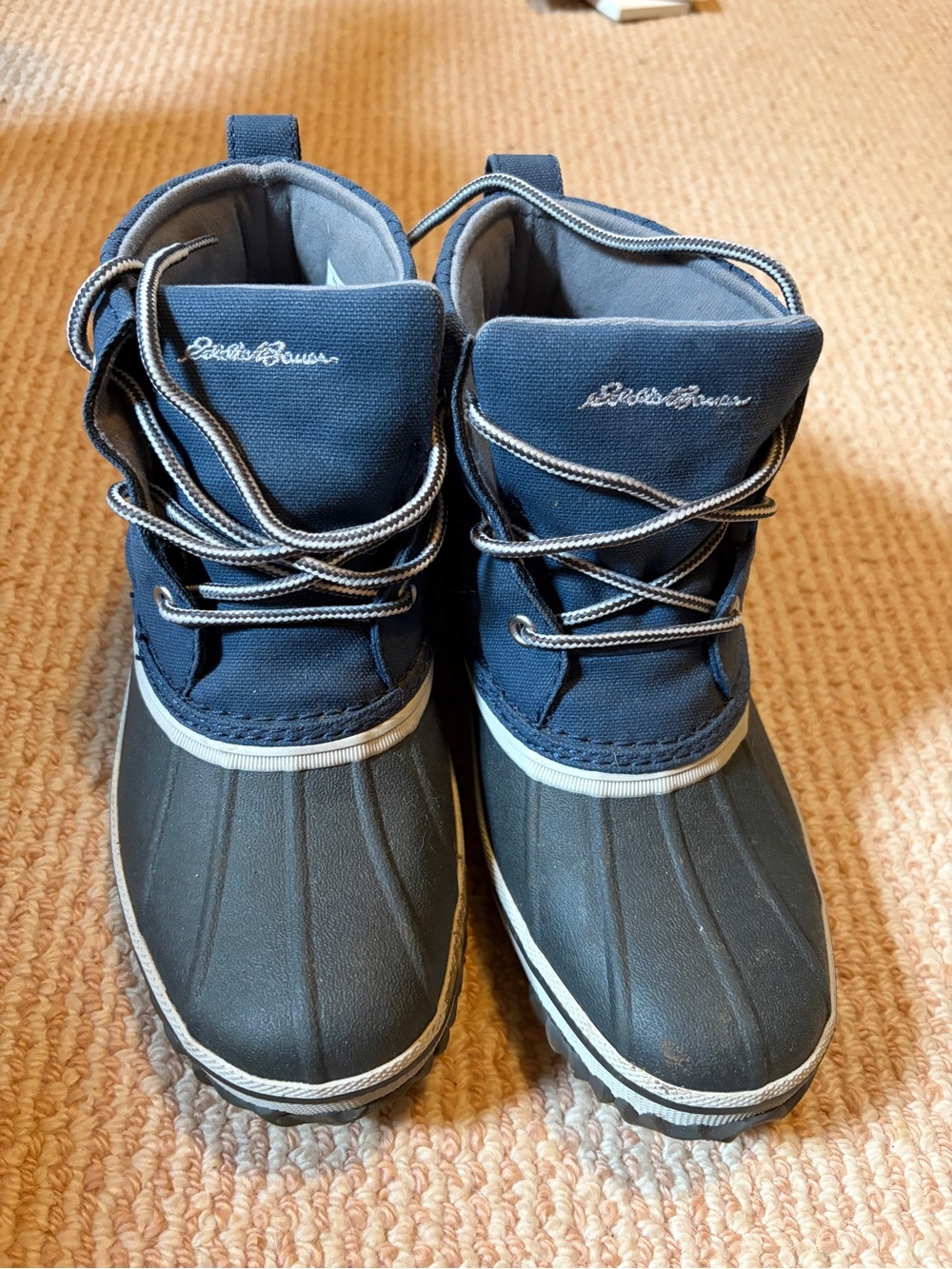Eddie Bauer Navy and Black Kids Rain & Snow Boots